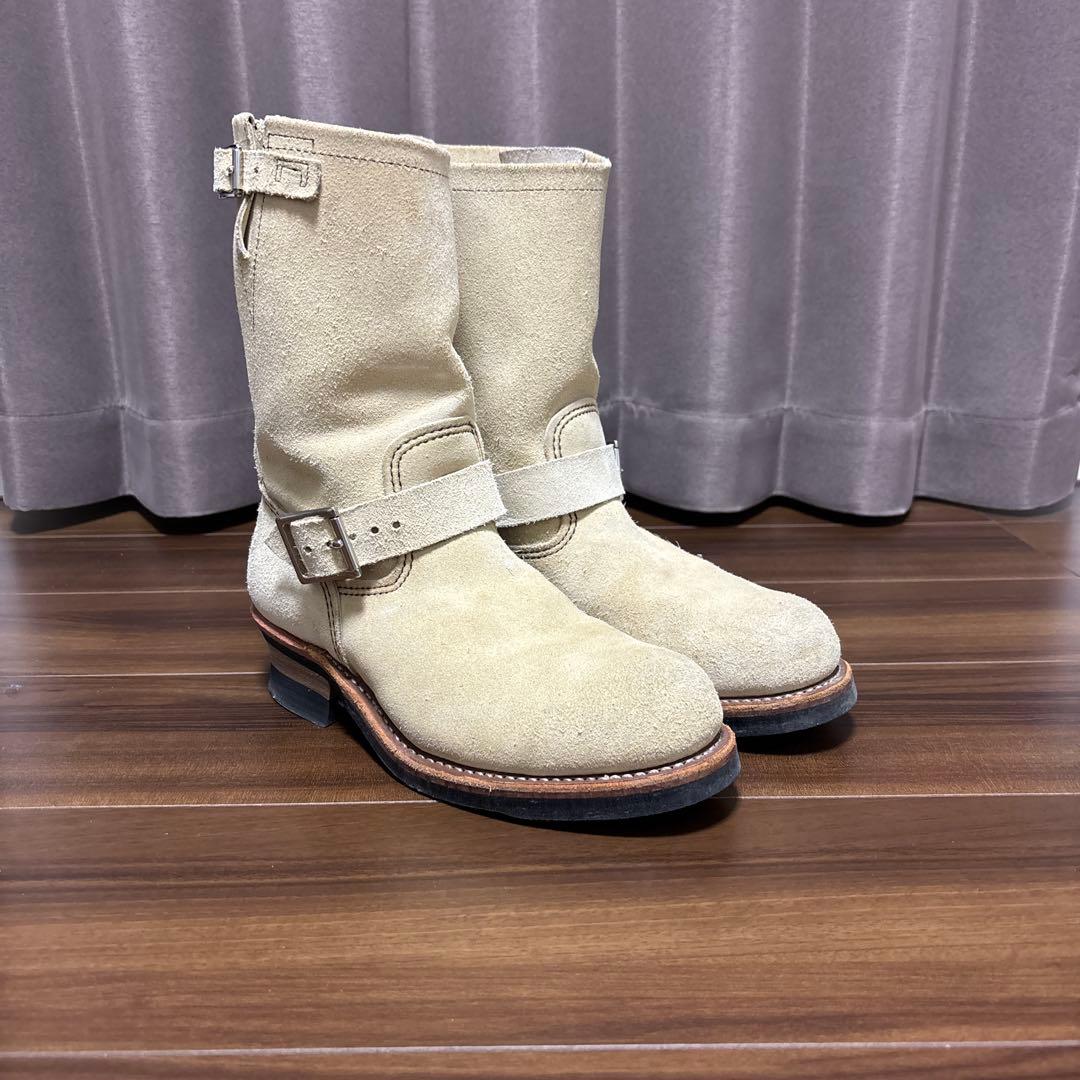 レッドウイング8268エンジニアベージュラフアウト【8D 26センチ11年良品】 レッドウイング8268エンジニアベージュラフアウト【8D 26センチ11年