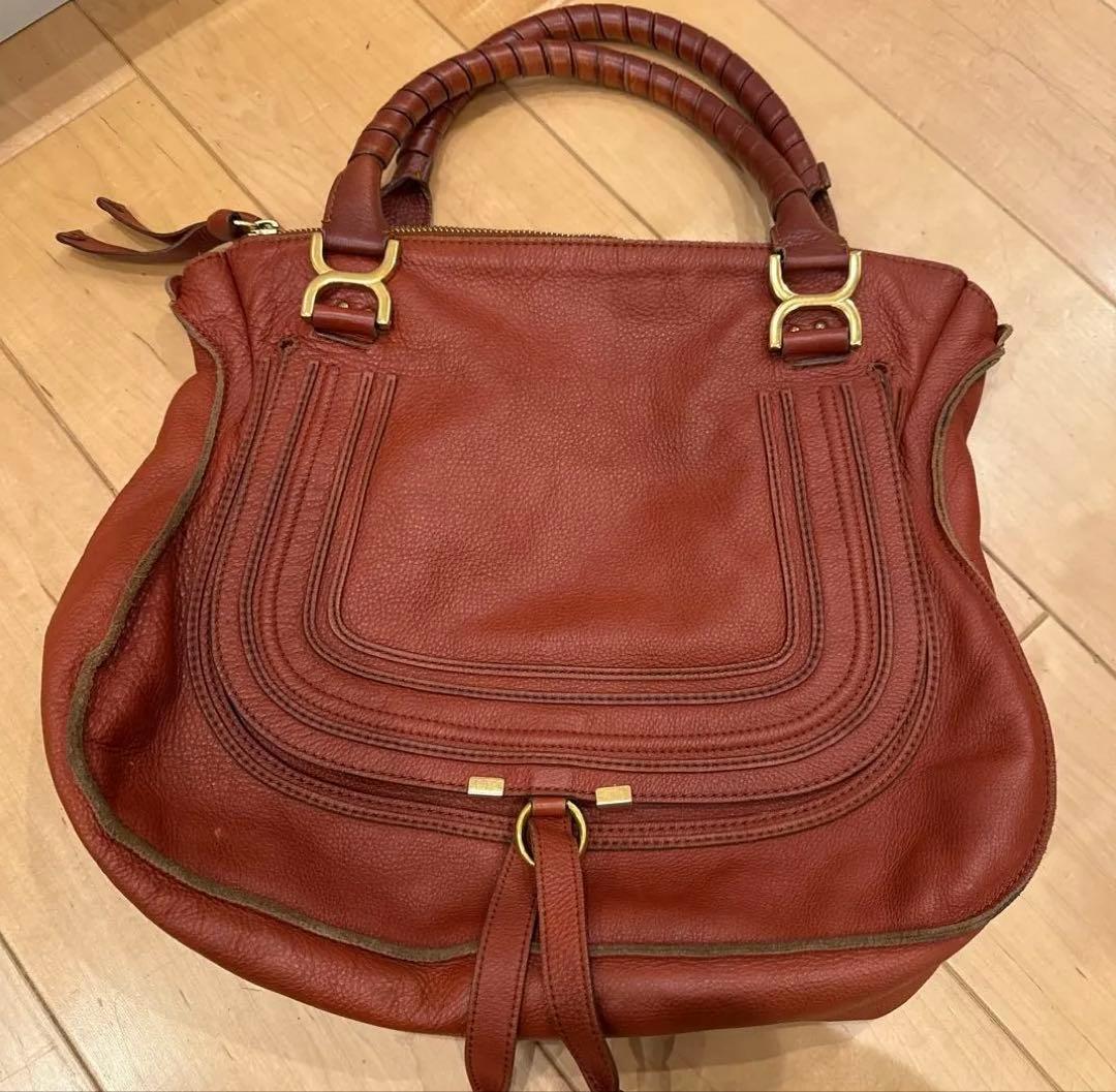 専用品Chloé Marcie クロエ　マーシー　レザーショルダーバッグ Chloe（クロエ） ショルダーバッグ MARCIE Small Saddle Bag マーシー