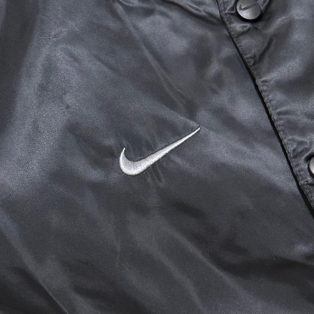 美品】NIKE スタジャン ブルゾン スウッシュロゴ 刺繍 ワッペン 短丈