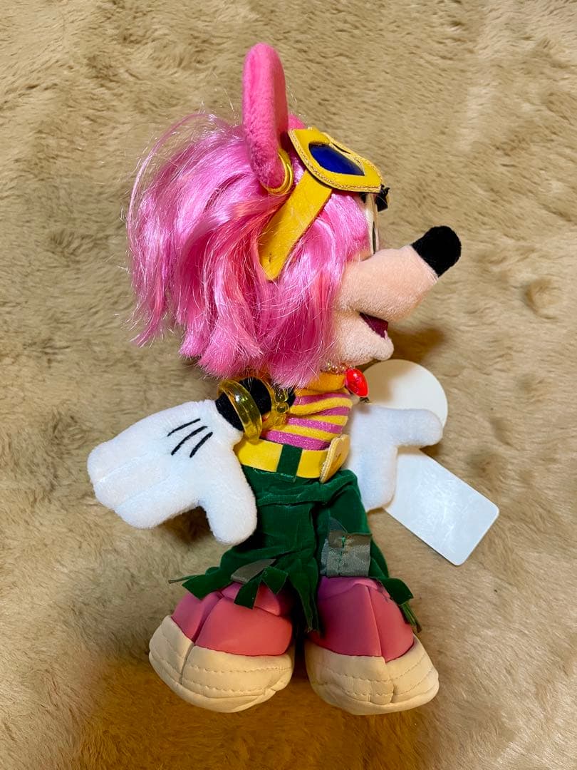 入手困難クラブディズニー限定 ピンク髪ミニー ぬいぐるみ 未使用タグ付