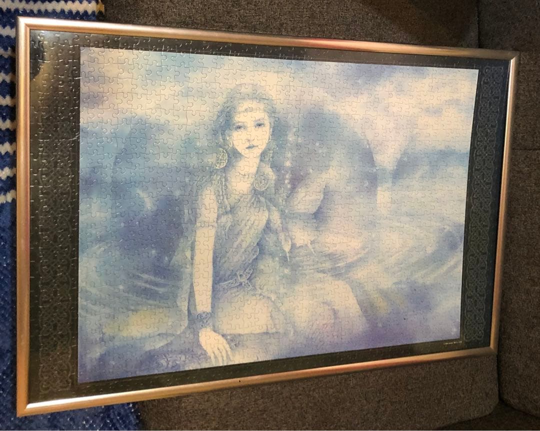 ⬛️ 稀少！！⬛️ きたのじゅんこ 蝶になった姫君！⬛️ ジグソーパズル　完成品！⬛️ Amazon | きたのじゅんこ 1000ピース ジグソーパズル テンヨー ルナ