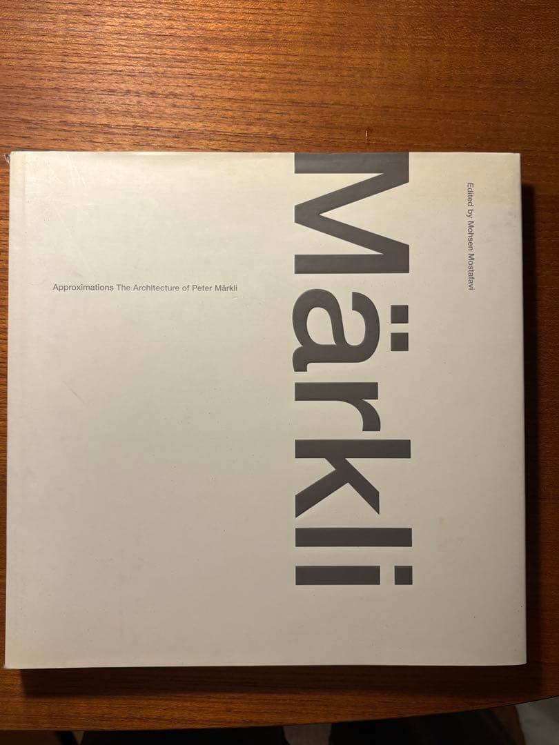 Peter Markli 建築 Approximations Märkli approximations, 2002 MIT press sourced for a customer, NFS