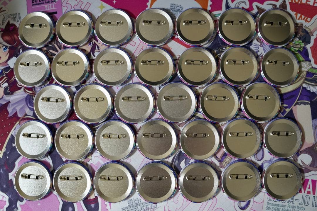 ウマ娘 トウカイテイオー 缶バッジ 34個セット 熱血ハチャメチャ大感謝