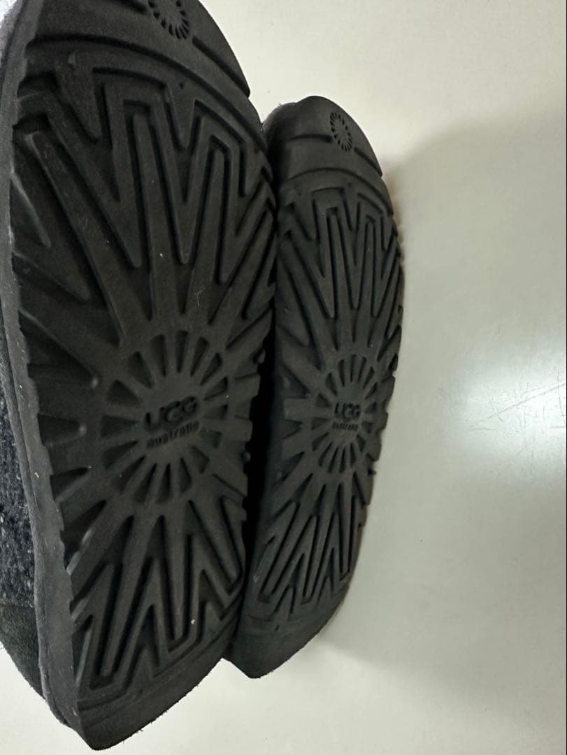 UGG & JIMMY CHOO コラボニットブーツ ブラック　24.0cm