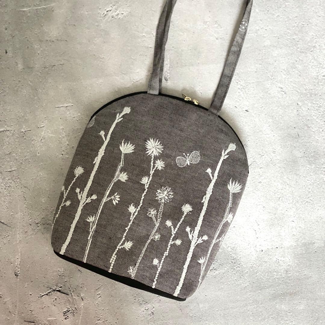 ⚮̈ミナペルホネン　choucho ＋ noppara マドレーヌバッグ　肩がけ ミナペルホネン mina perhonen choucho ショルダーバッグ (ba84-2506