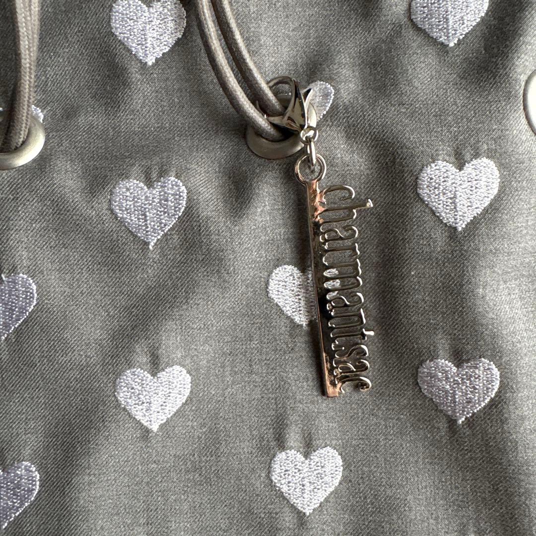 Charmantsac ハート エンブロイダリー巾着バッグ 限定完売品 - メルカリ