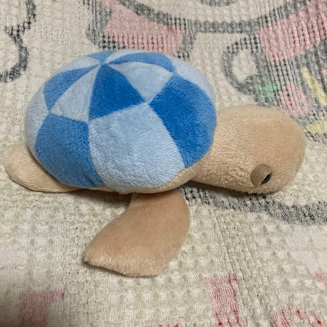 モンスイユ MAY BLUE カメ ぬいぐるみ 中古品 穴あき有 - メルカリ