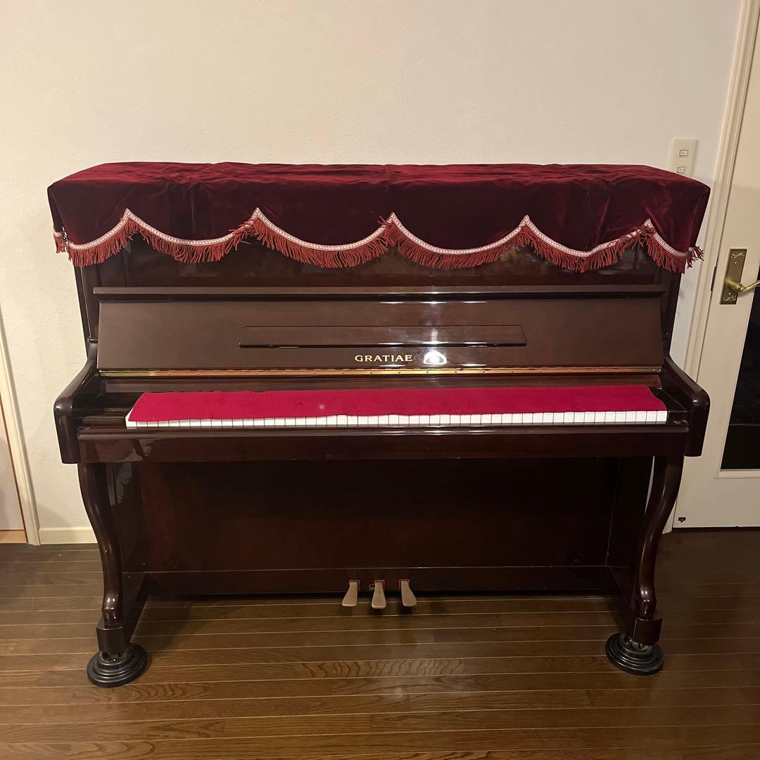 アップライトピアノ GRATIAE ダークブラウン - メルカリ