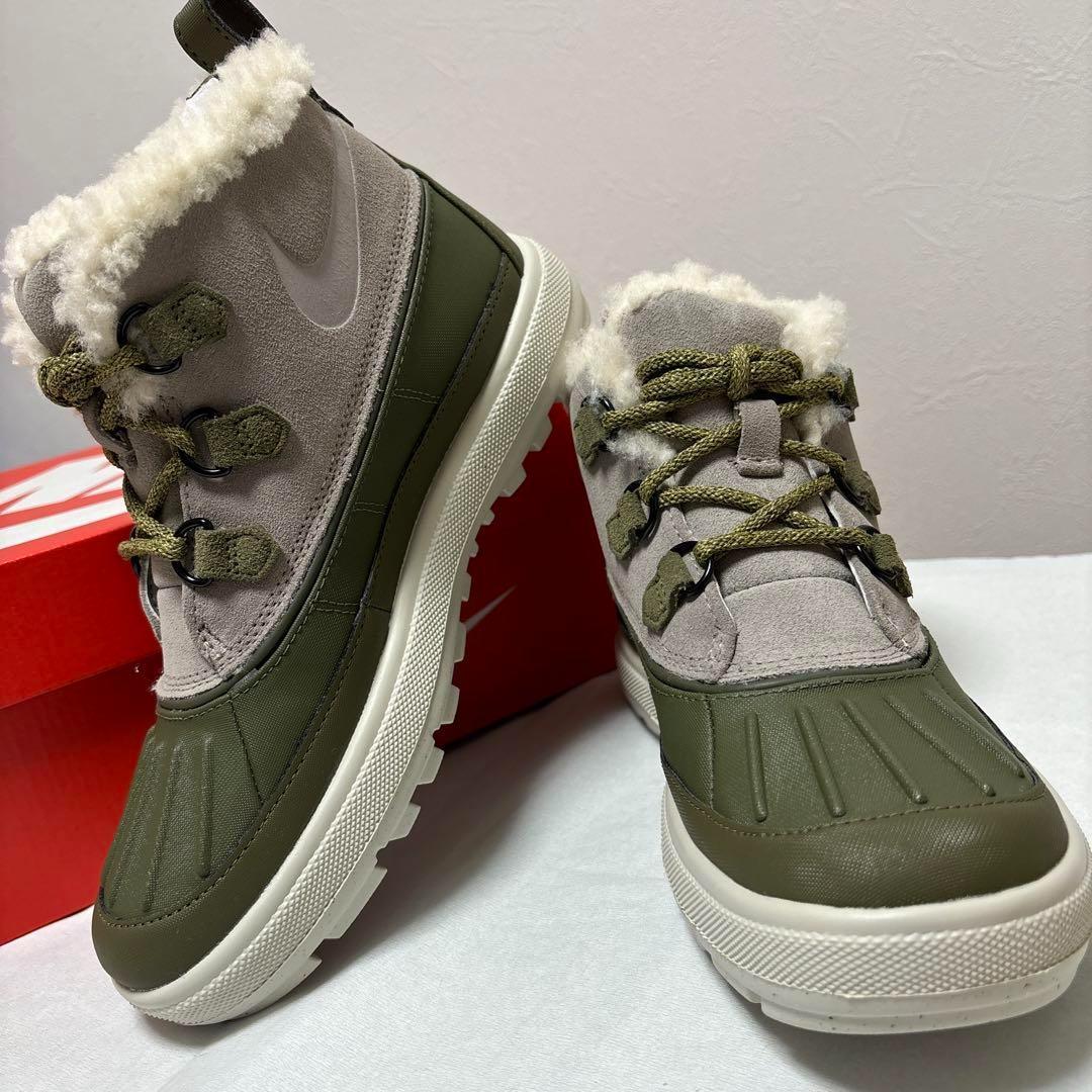 24.5cm 新品 ナイキ ウッドサイド チャッカ 2 537345-200 緑 - メルカリ