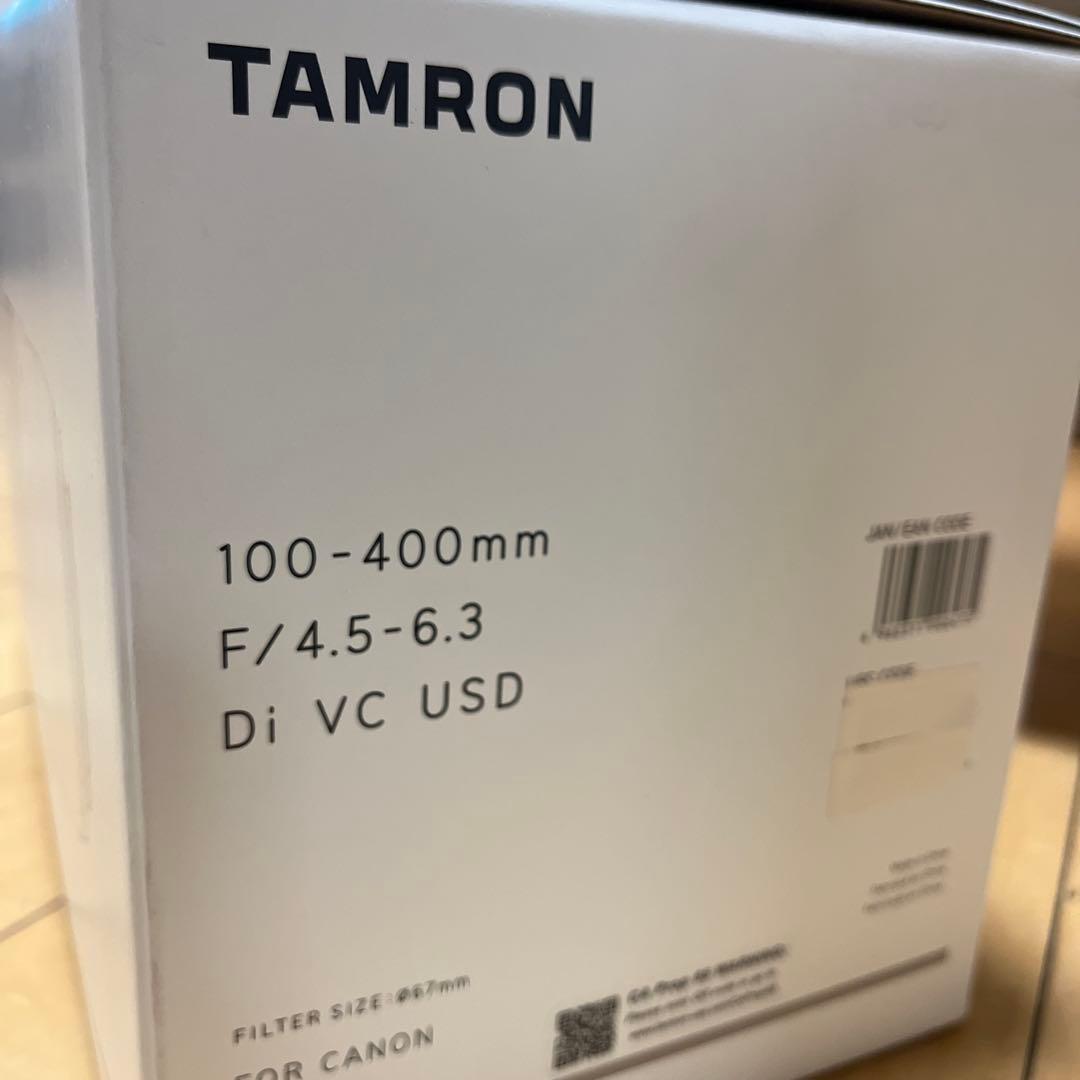 レンズ(ズーム) TAMRON 100-400mm f/4.5-6.3 Di VC USD