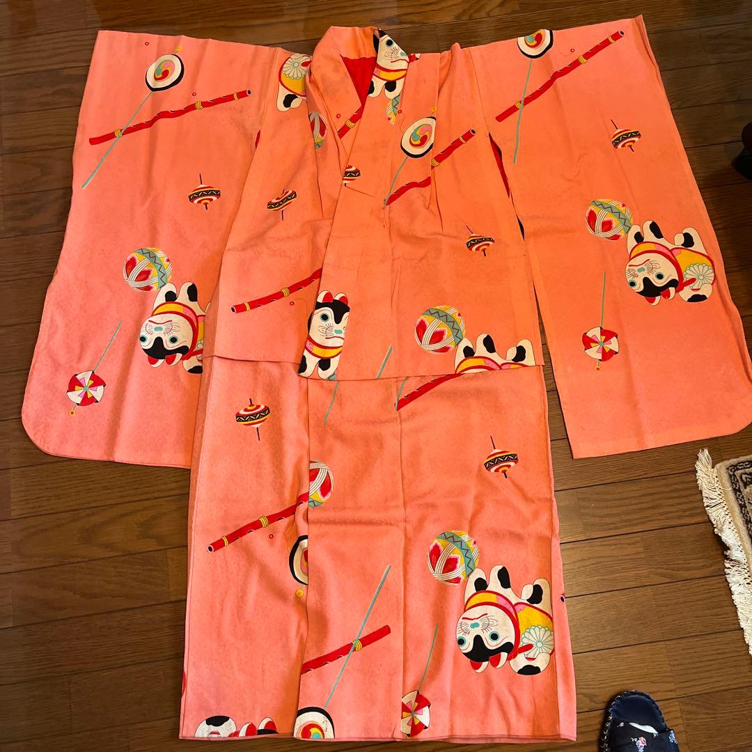 子供用ピンク着物 昭和30年代 楽天市場】赤ちゃんの着物 JAPAN STYLE ブランド 1歳女の子着物 「赤