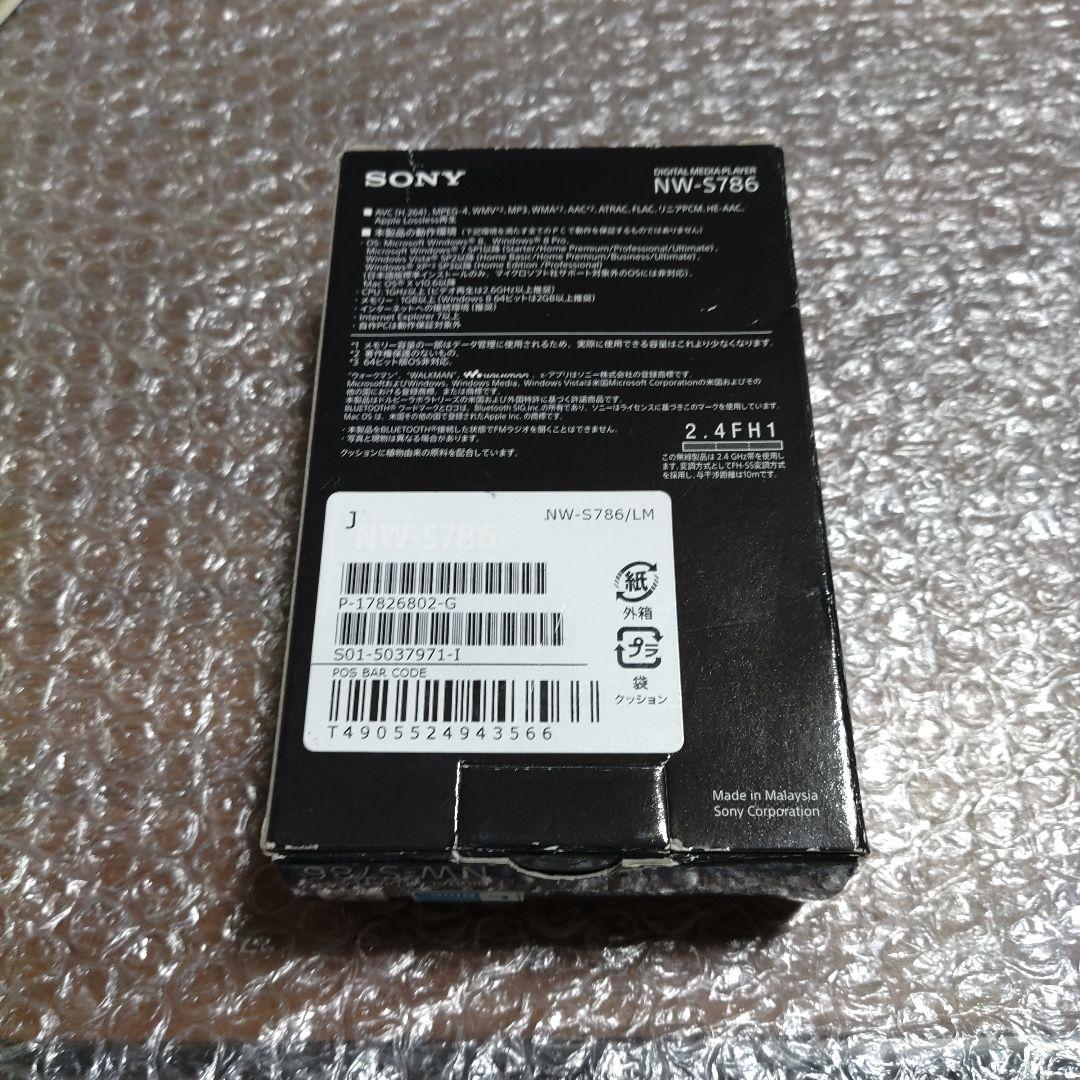 ソニーウォークマン NW−S786 管理ナンバー6412 - メルカリ