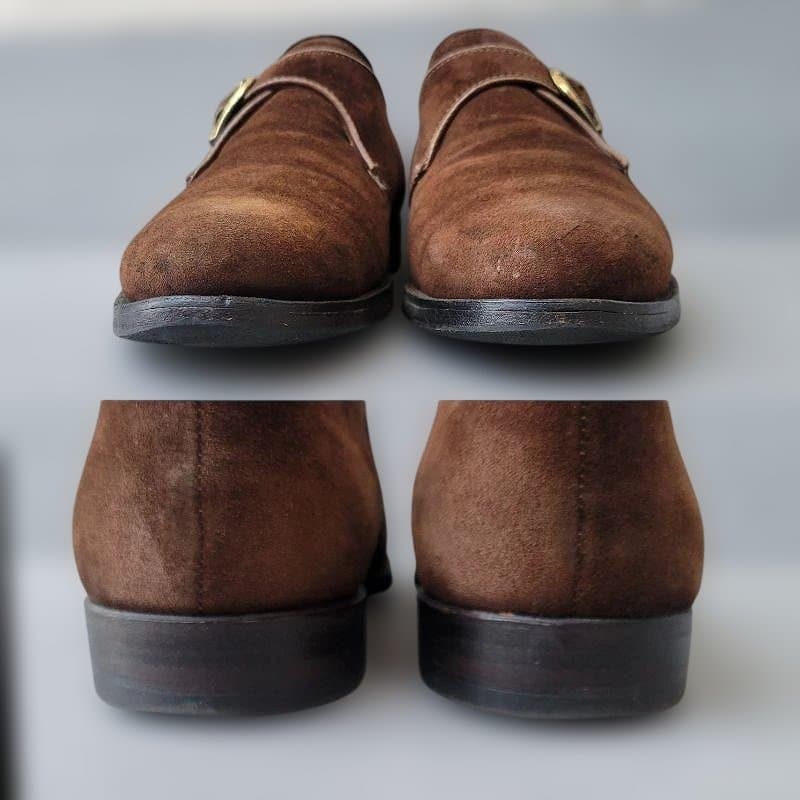 ALDEN モンクストラップ スエード Aberdeen 6B/D 25cm - メルカリ