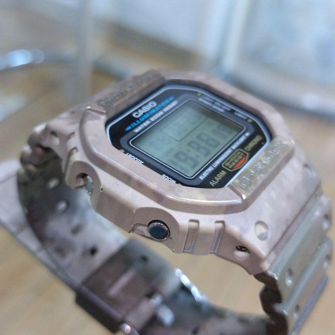 極美品】CASIO G-SHOCK DW-5600E 迷彩ベゼル、ベルト - メルカリ