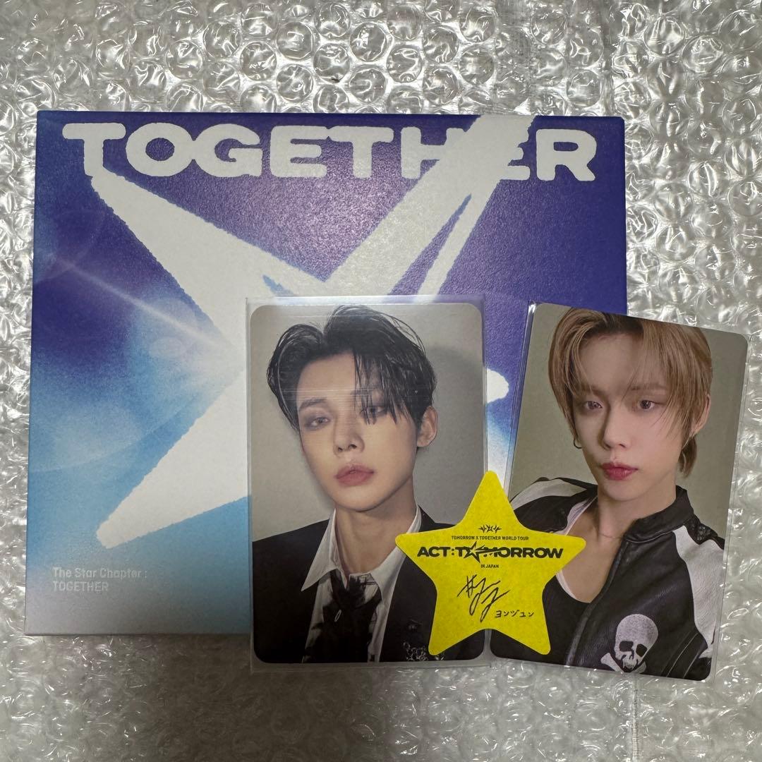 txt ヨンジュン 大阪 京セラドーム トレカ2枚セット ソロ盤CD・おまけ