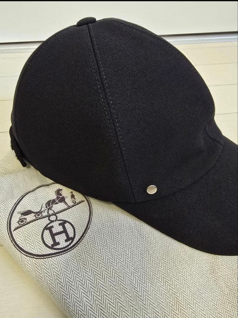 エルメス　キャップ　58 楽天市場】HERMES エルメス 帽子 ネバダ ライン #58 黒 (ブラック