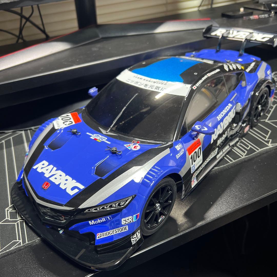 未走行 タミヤ 1/10 RC RAYBRIG NSX （TT-02シャーシ） - メルカリ