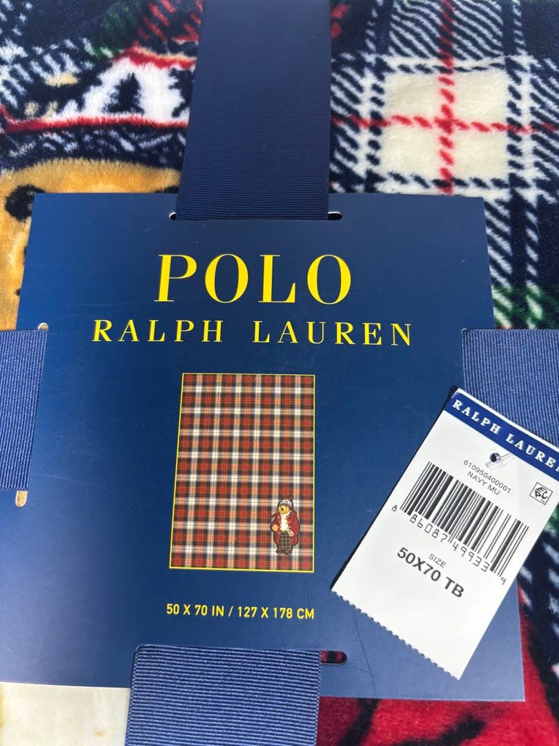 ポロ ラルフローレン ブランケット ポロベア - メルカリ