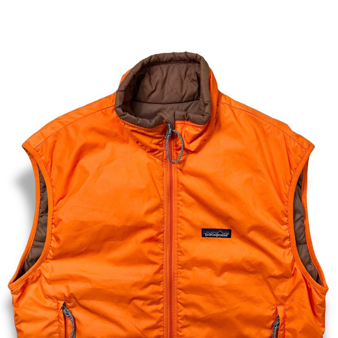 00s patagonia パタゴニア パフボールベスト フルジップ オレンジ