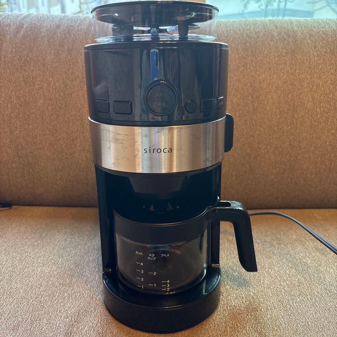 siroca シロカ 全自動 コーン式 コーヒーメーカー SC-C111 - メルカリ