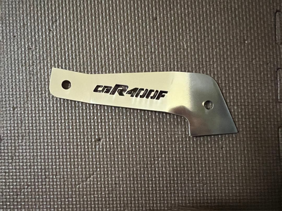 CBR400F ワンオフ マフラーステー ワルツ機械 CBX400F CBX400F ワルツ機械曲げマフラー ブラック / パステルロード