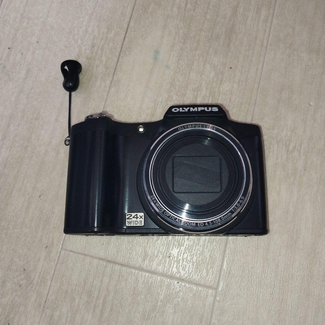 OLYMPUS SZ-14 ブラック コンパクトデジタルカメラ 動作品 Olympus SZ-14 Digital Camera - Silver