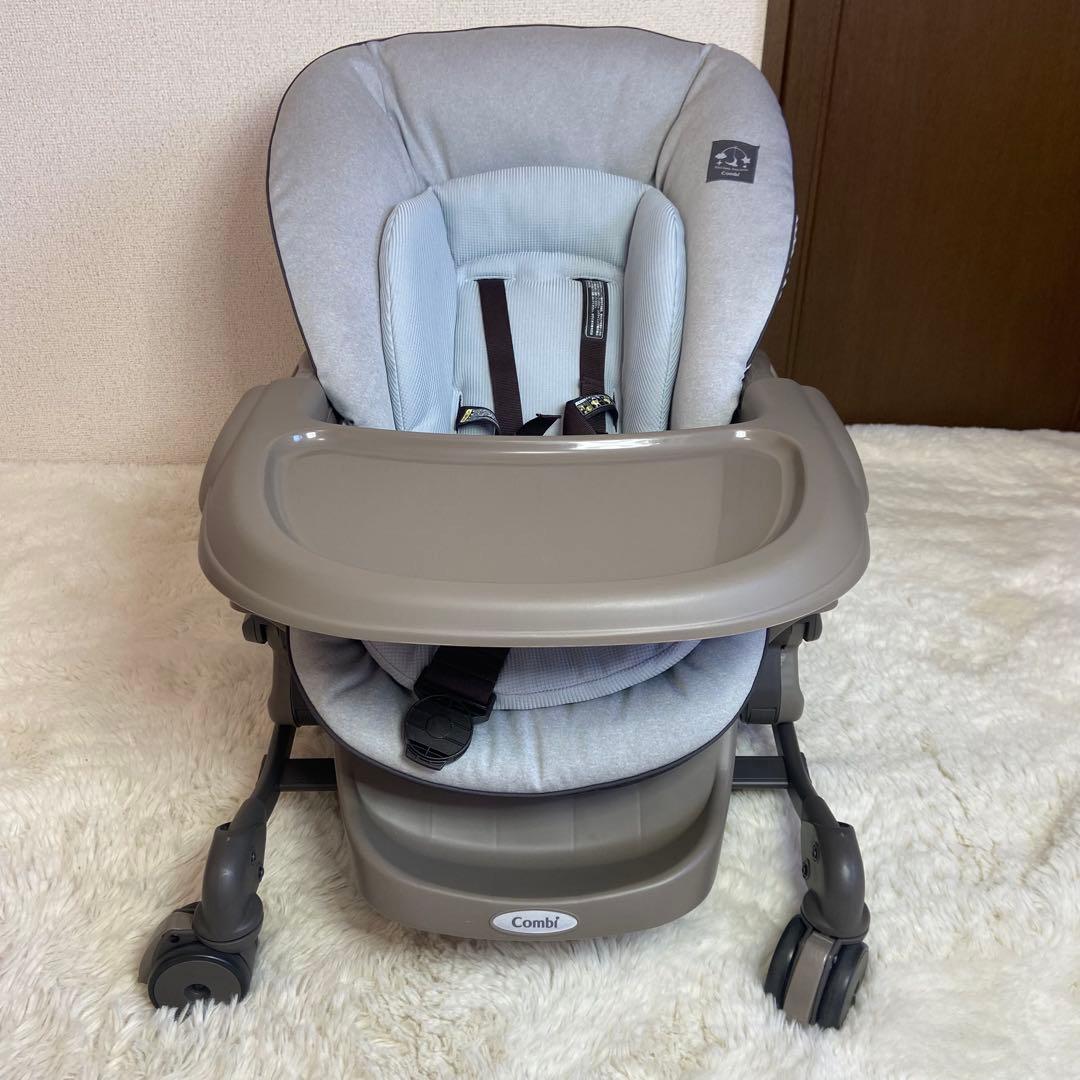 《極美品》 Combi コンビ ネムリラ AUTO SWING ミントグレー