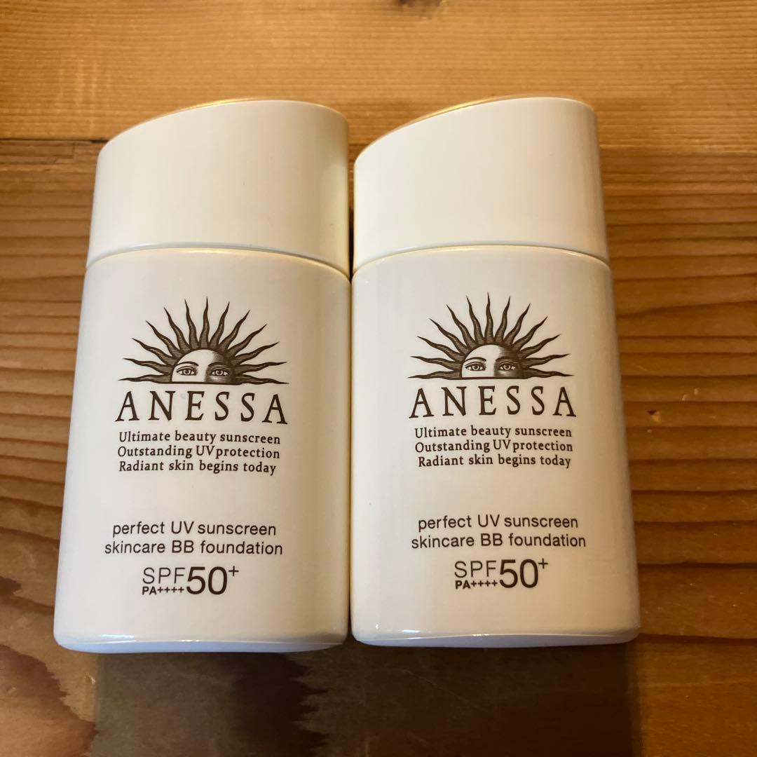 アネッサBBファンデーション②健康的で自然な肌色2個 アネッサ 資生堂 パーフェクトUV スキンケアBB ファンデーション a 2