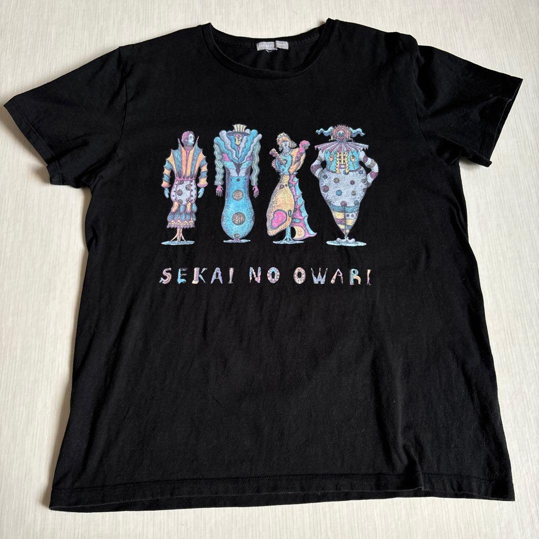 SEKAI NO OWARI セカオワ ライブTシャツ 2017 黒 セカオワ - メルカリ