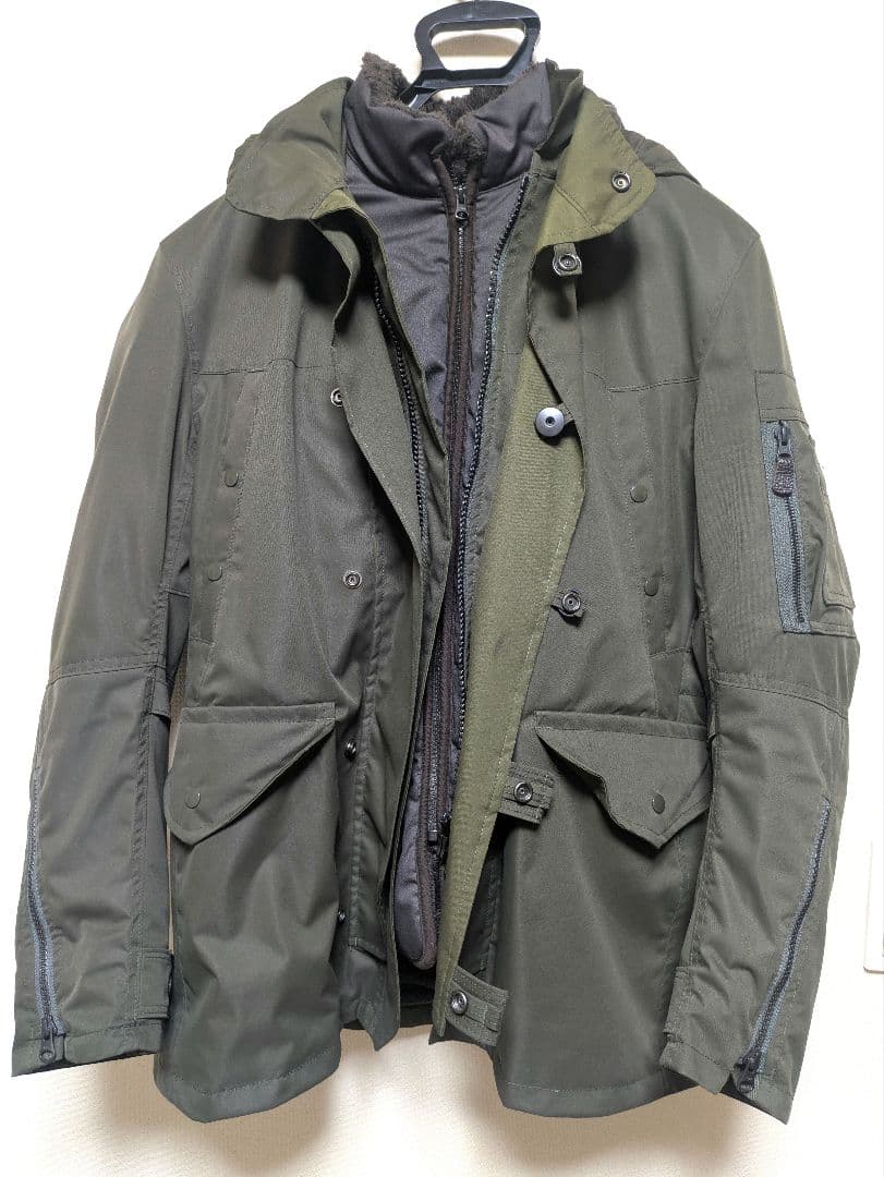 ⭐美品 パワーエイジ PJ-22202 N-3B XL オリーブ ☆4686☆POWERAGE パワーエイジ PJ-22202 N-3Bライダース ライディング