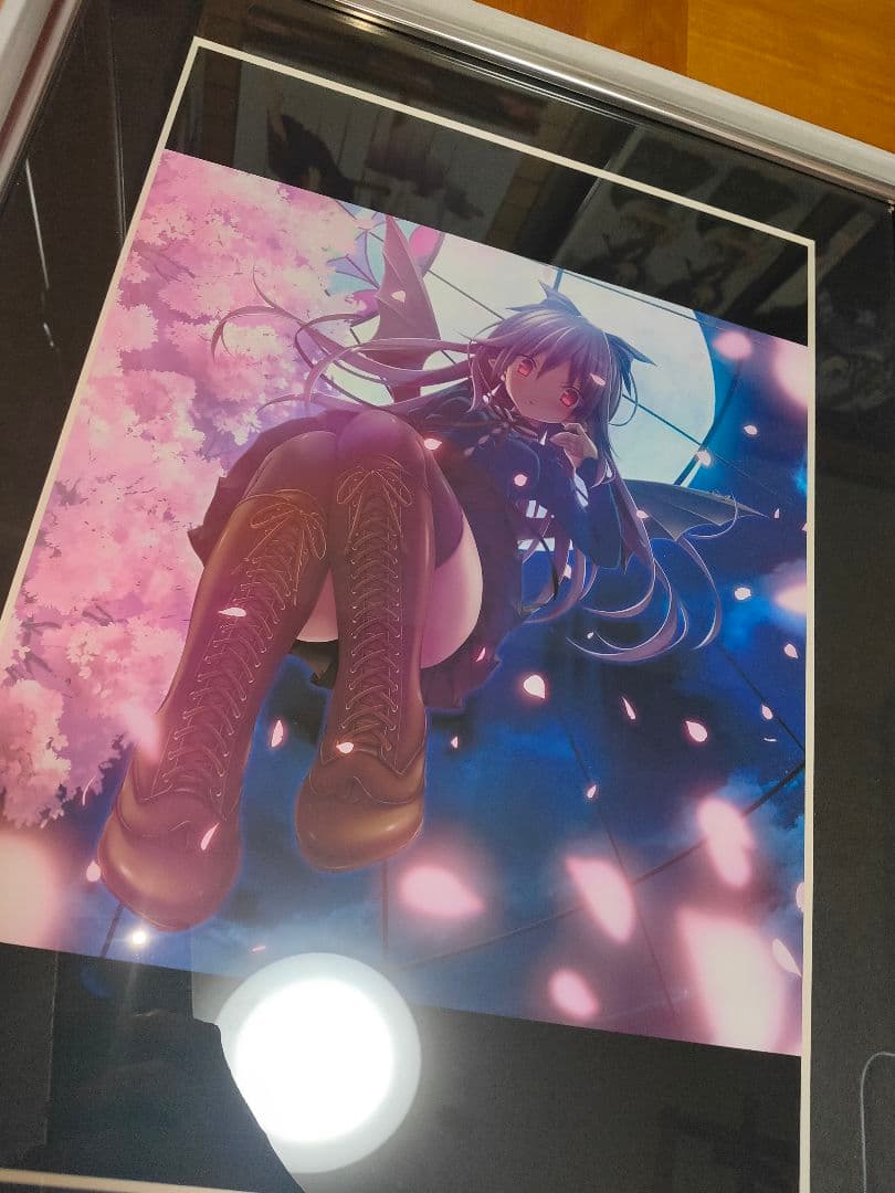 アオイトリ メアリー 複製原画 複製イラスト purple パープル