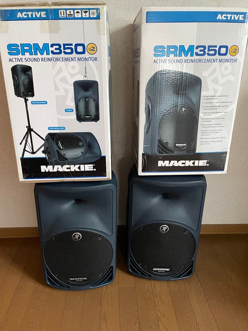 再　値下げ　MACKIE SRM350 パワードスピーカー 2台セット Mackie SRM350 2-Way Powered Speaker Pair | Guitar Center