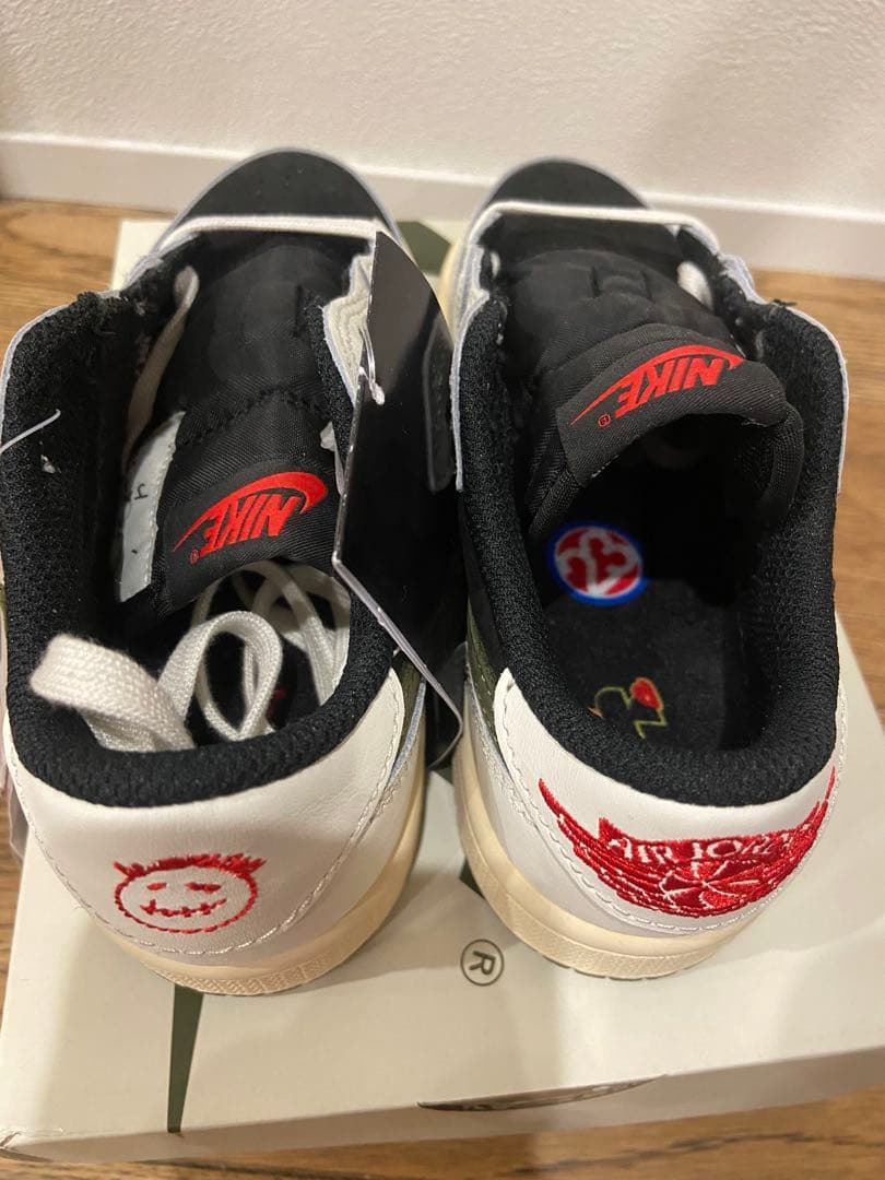 スニーカー AIR JORDAN1 TRAVIS SCOTT PS Olive 17.5cm