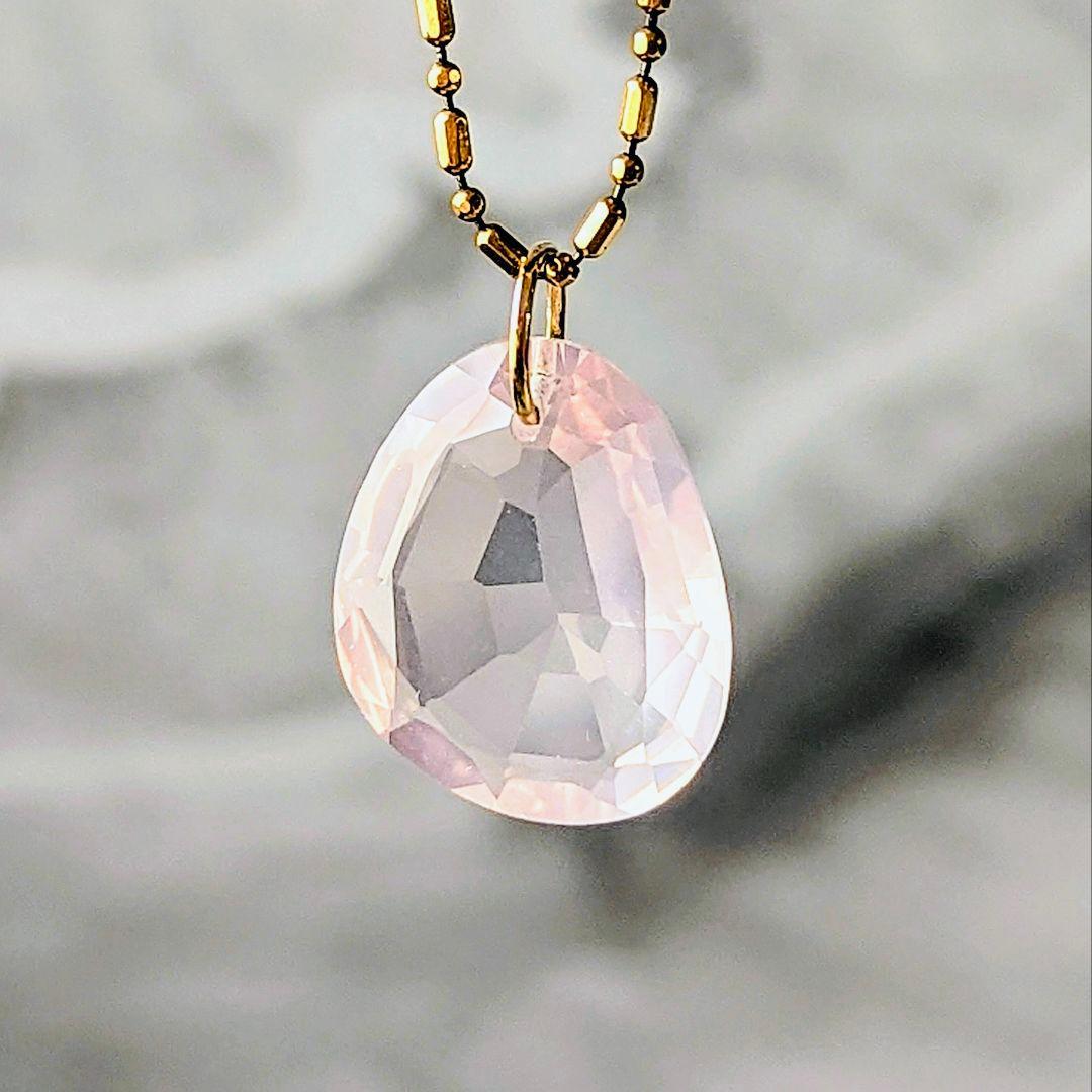♢N♢K18 ローズクォーツ 6ct ネックレスチャーム ペンダントトップ 楽天市場】K18 K10 ローズクォーツ ネックレスチャーム送料無料 10金