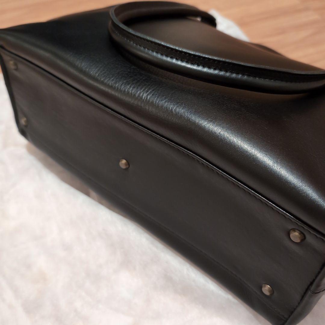 新品未使用】 香久山鞄 ホーガンズアレイ/レザートート ブラック