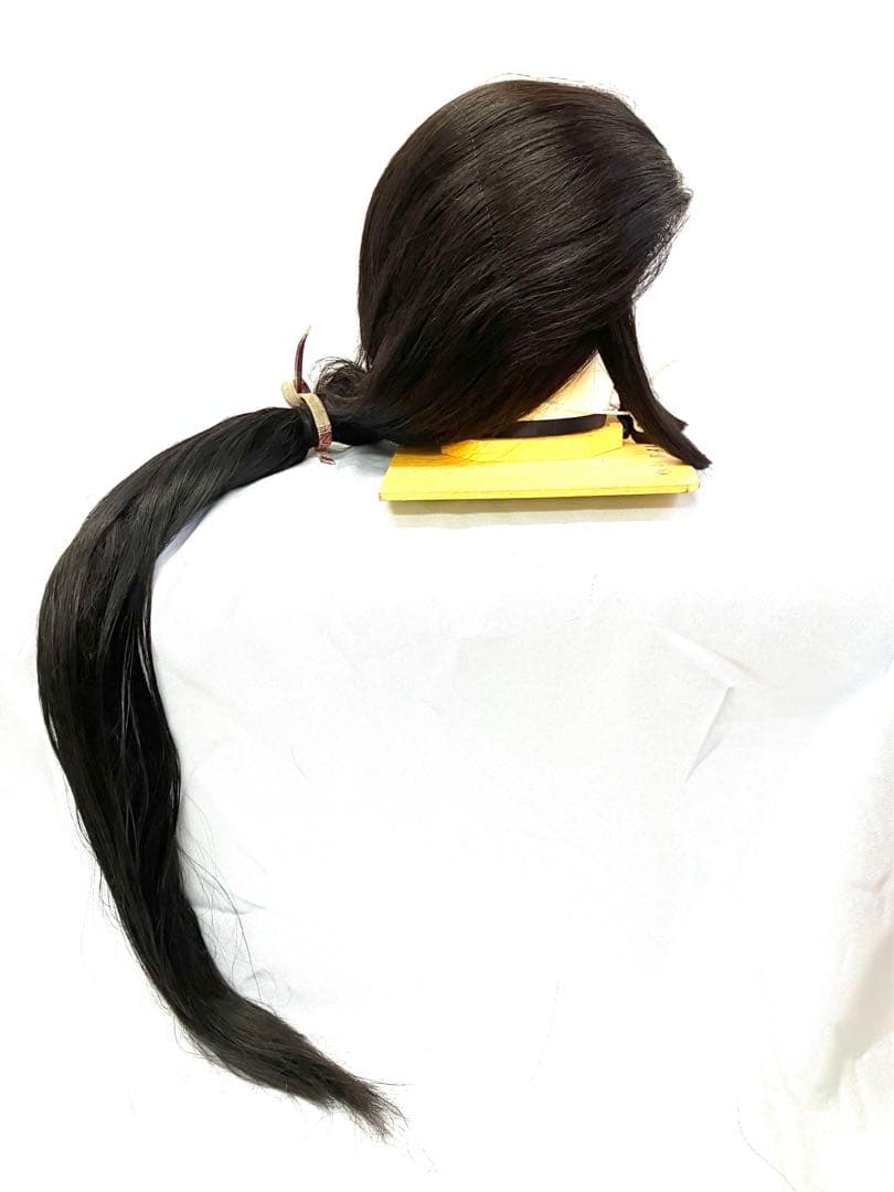 垂髪、今西かつら、黒髪、Mサイズ、中古舞踊かつら、大衆演劇かつら