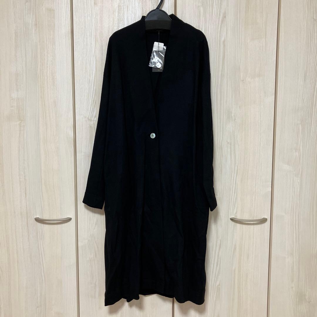 新品】 Aga ウール スムース ガウンジャケット ノーカラー 日本製