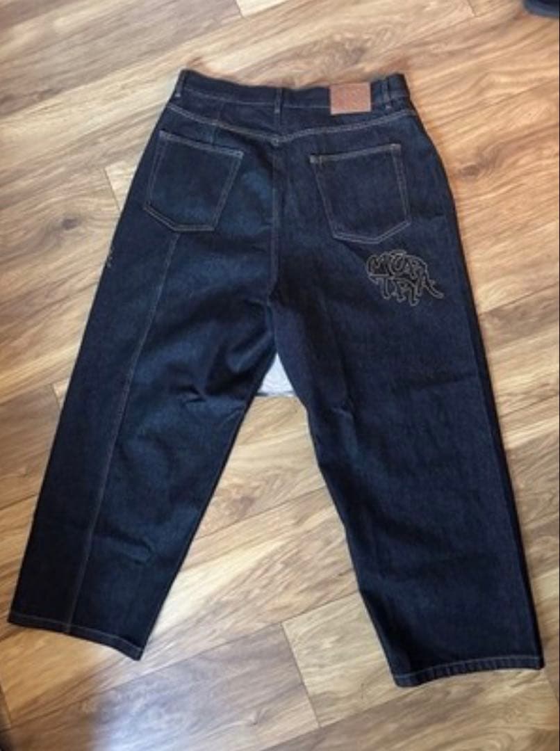 Mertra Big Step Black Denim Jeans