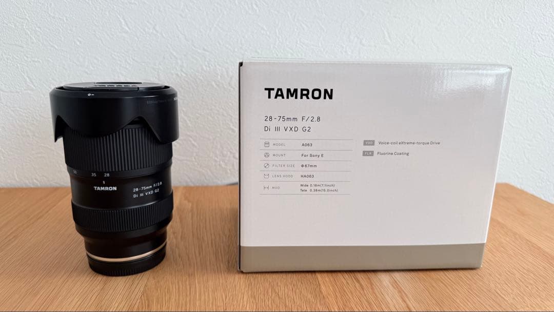 レンズ(ズーム) TAMRON 28-75mm F2.8 Di III VXD G2 Amazon.com : Tamron 28-75mm F/2.8 Di III VXD G2 for Sony E-Mount