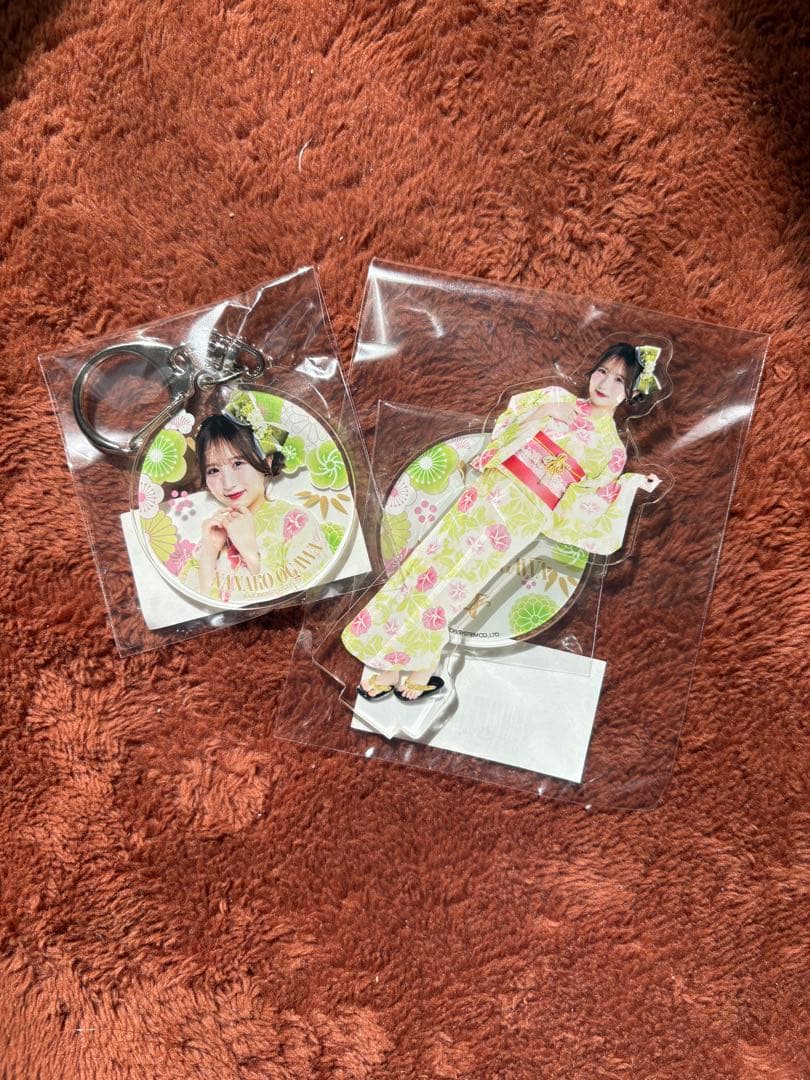 小川奈々子 すきくじ アクリルスタンド アクリルキーホルダー - メルカリ