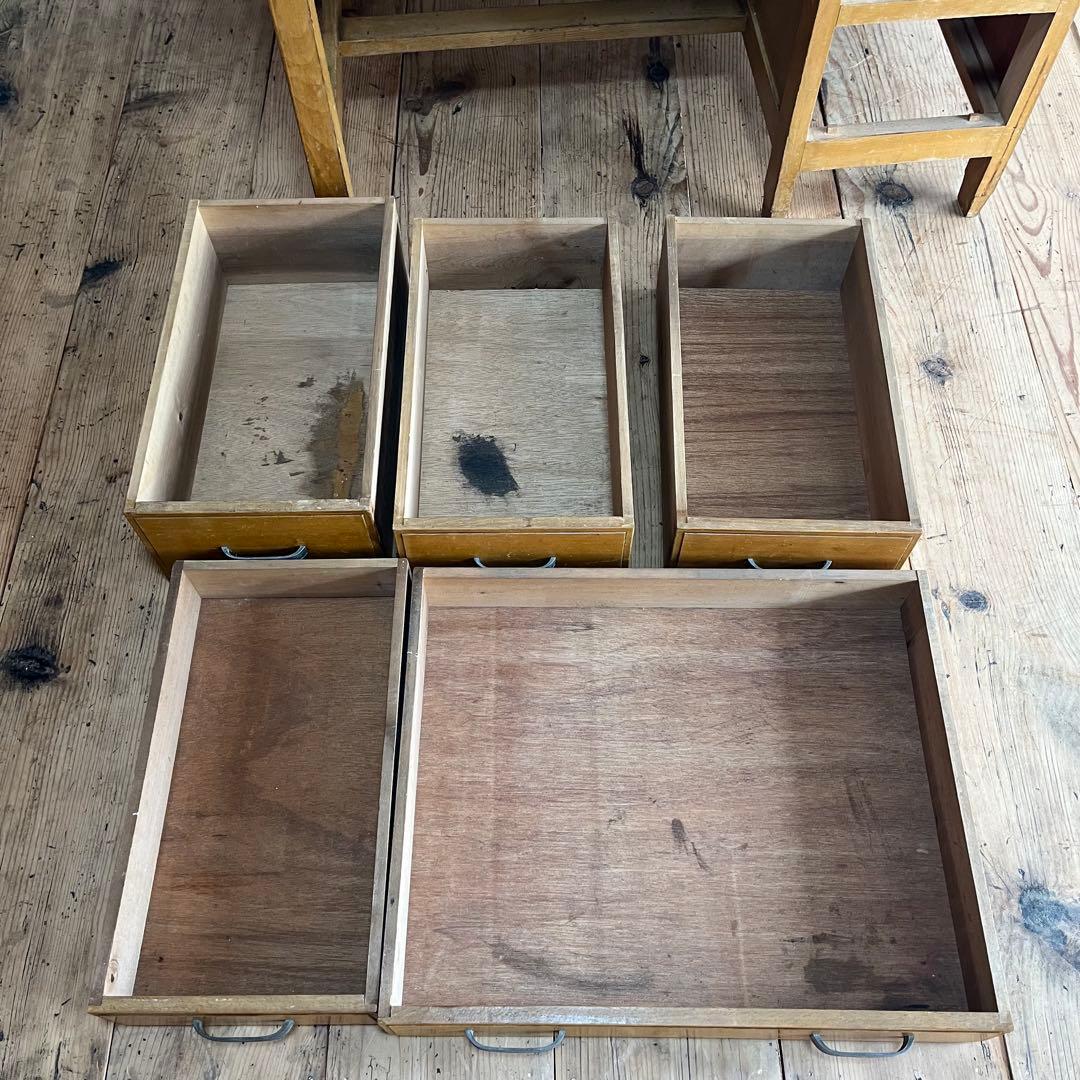 アンティーク 片袖机 デスク テーブル モダン レトロ 《送料込み》