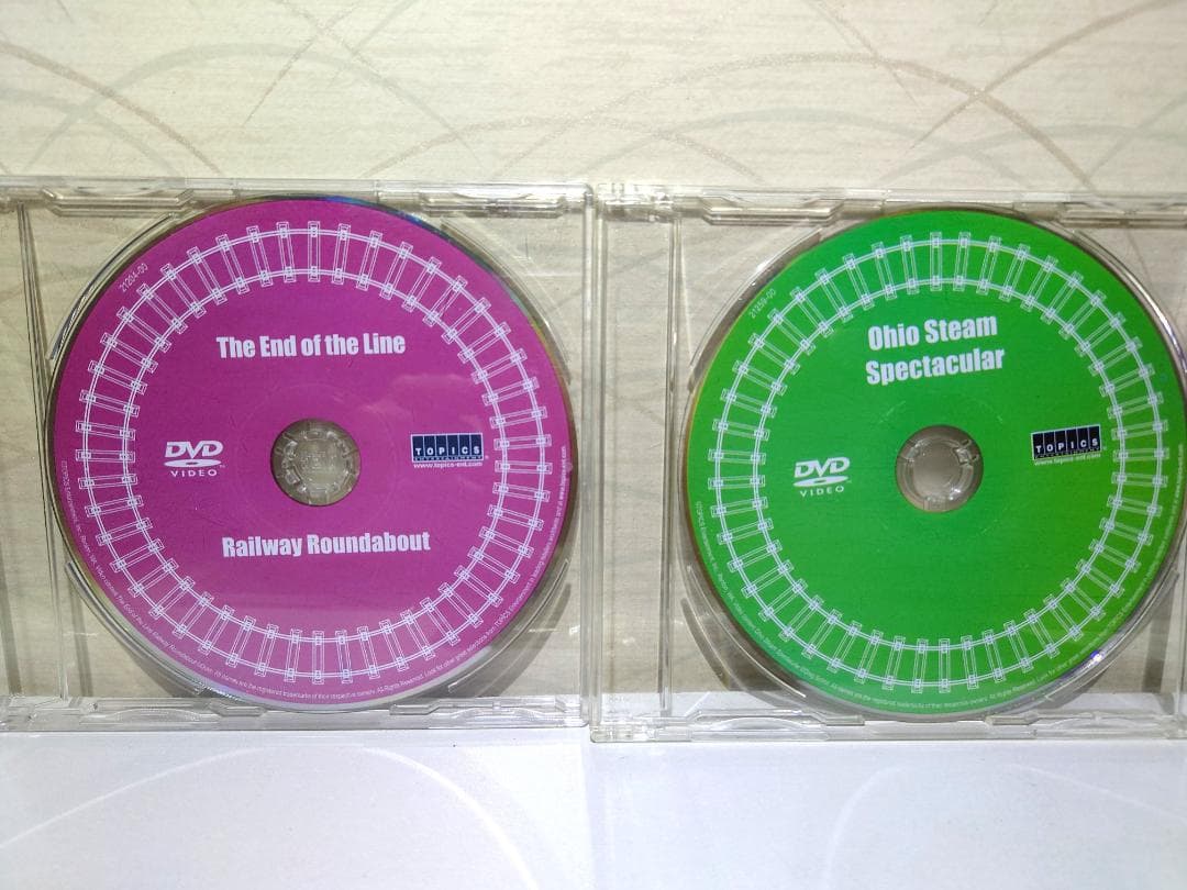 外国の電車　DVD　8枚セット　ディスクのみ　動作確認済み