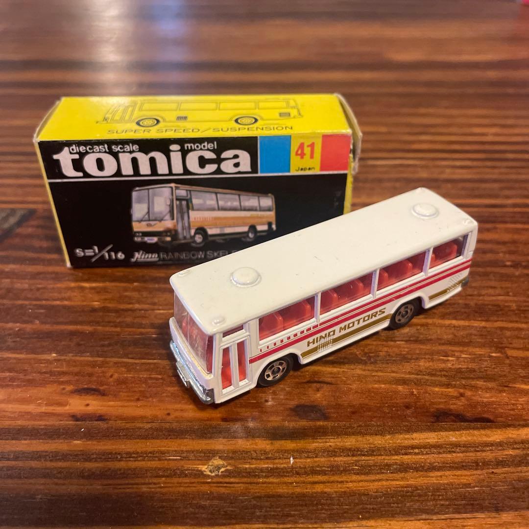 トミカ 日野レインボースケルトンバス 黒箱41 - メルカリ