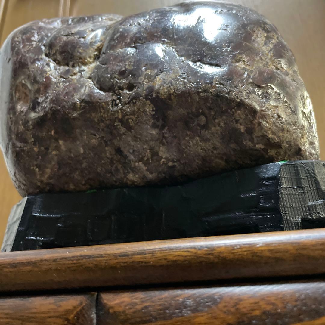 梅花石 およそ5㌔ 鑑賞石 観賞石 水石 盆石 天然石 置物 鉱物 台付