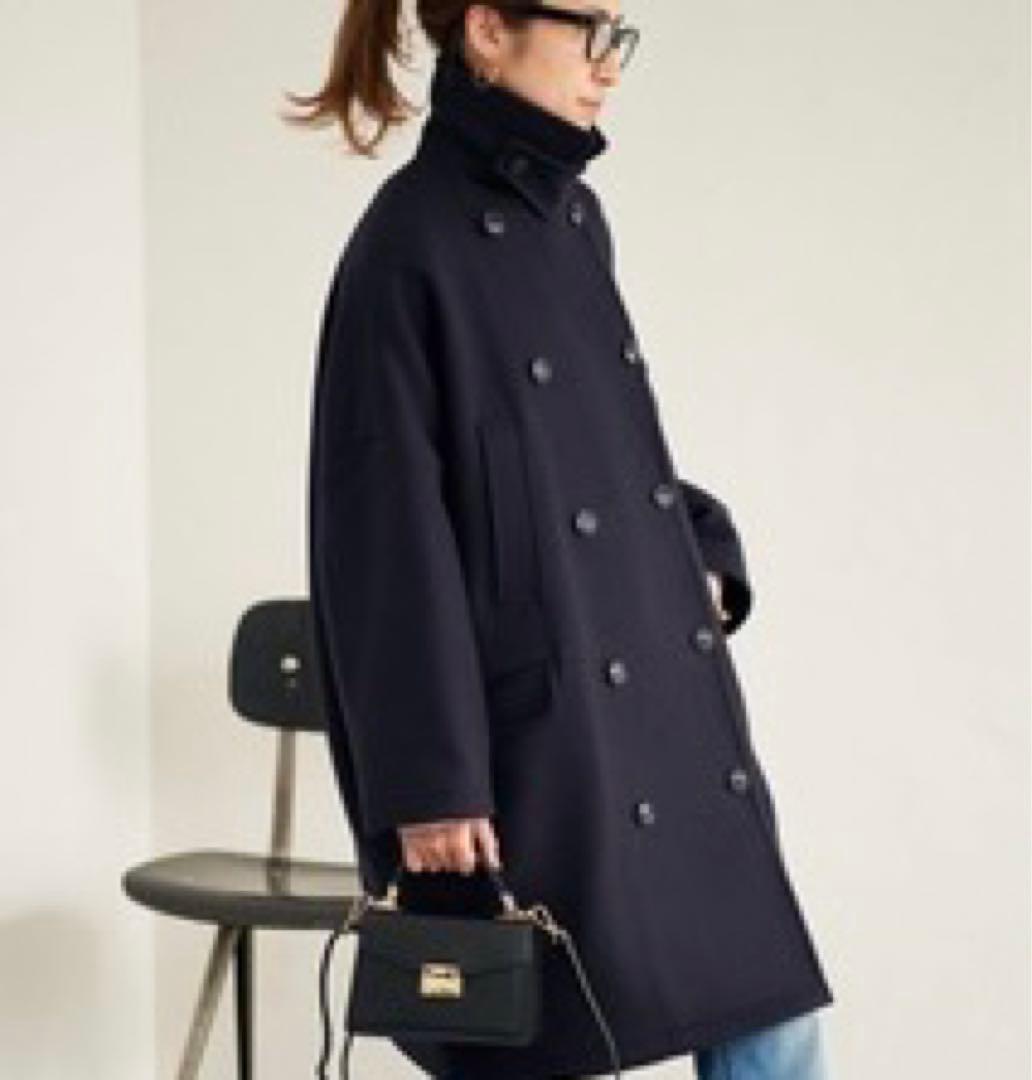 美品　フレームワーク　ダブルフェイスロングPコート FRAMeWORK（フレームワーク）の「≪追加≫ロング Pコート2（ピーコート