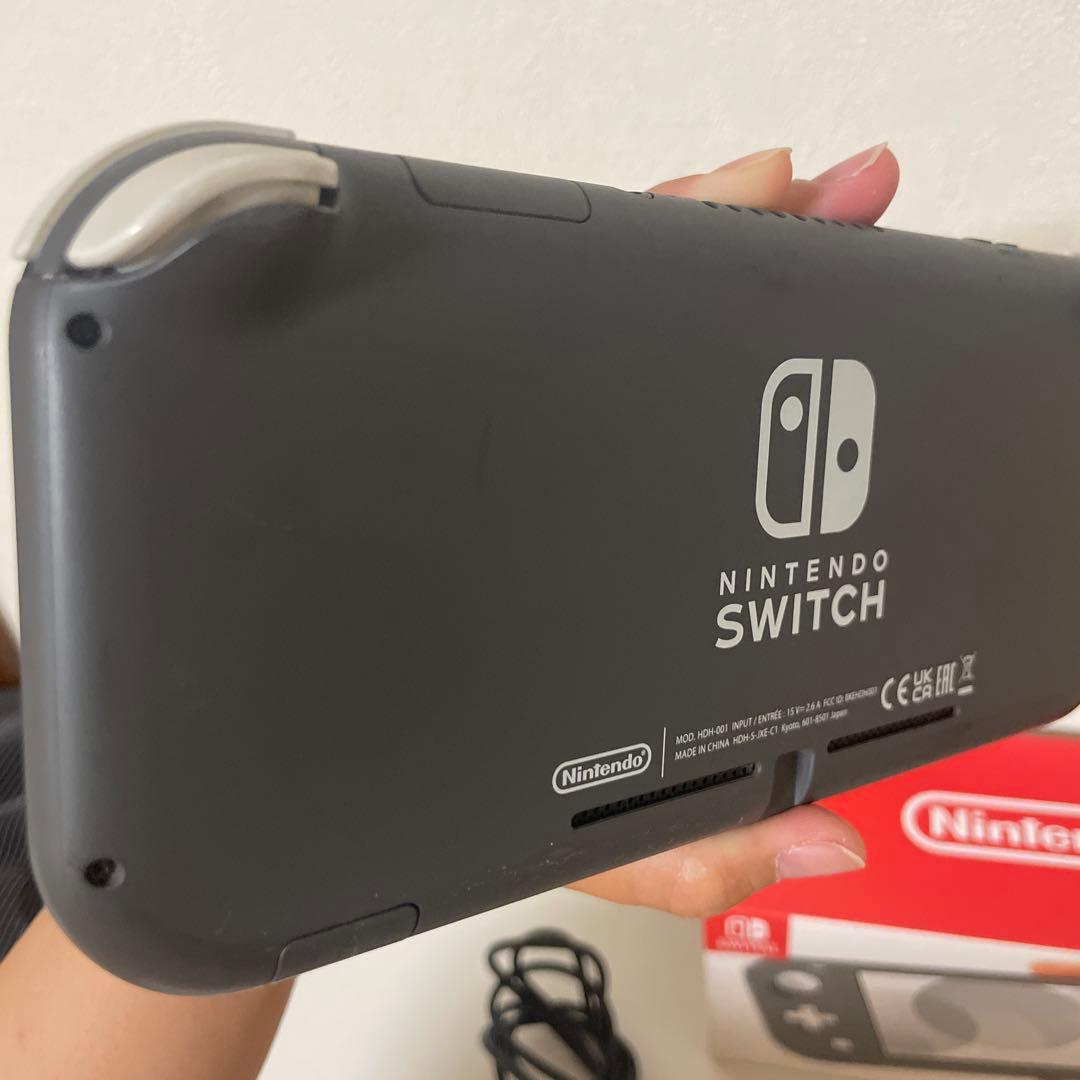Nintendo Switch Lite グレー 本体 ジャンク品 - メルカリ