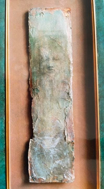 ミクストメディア : 藤浪理恵子「イド Ⅲ」1992 額装 - メルカリ