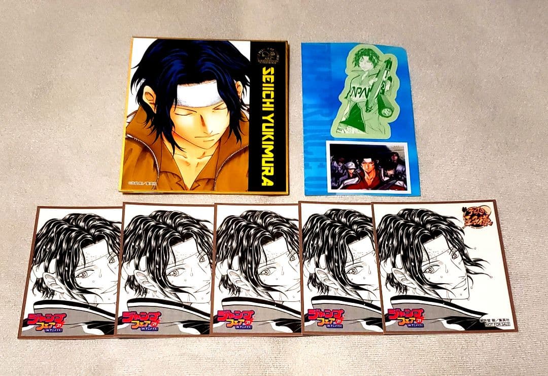 新テニスの王子様 テニプリ 幸村精市 立海 原作 色紙 ステッカー 大原