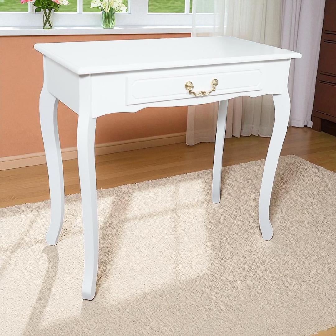 送料無料【新品】アンティーク調　ドレッサーテーブル ドレッサー テーブル 収納 デスク コソールドレッサー 鏡台 化粧台