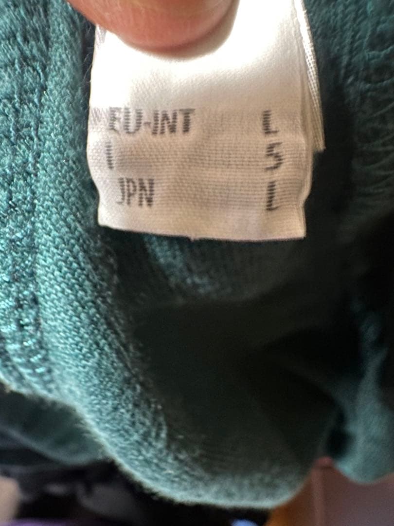 美品 DIESEL ディーゼル ベロア ジャージ トップス グリーン サイズL